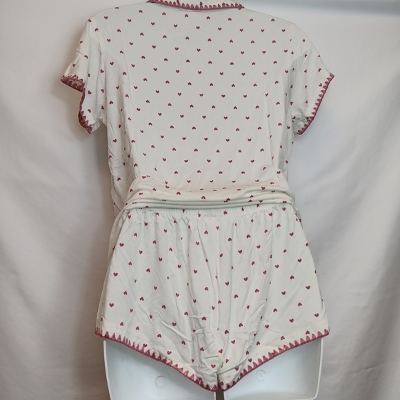 Eberjey Tencel Heart Pajama Set NWT - Picture 6 of 8
